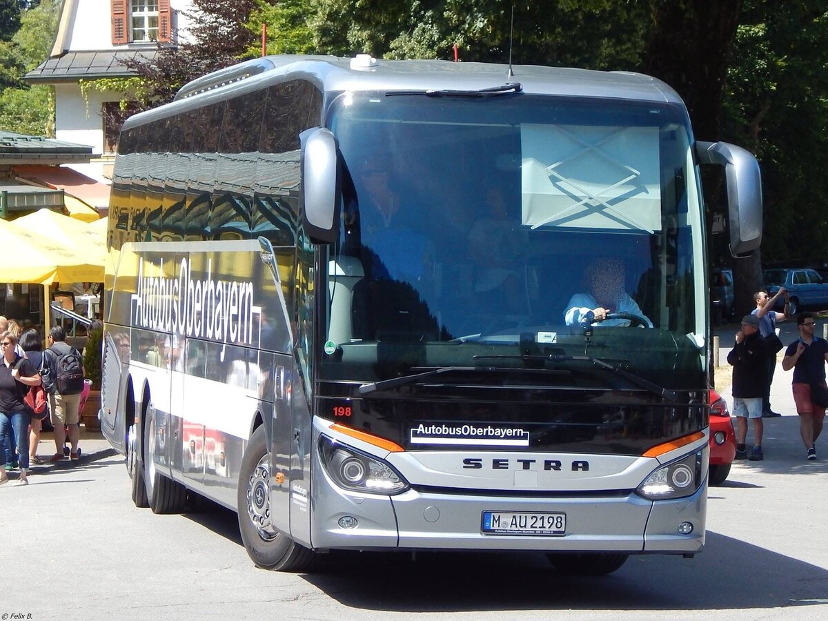 Setra 517 HD von Autobus Oberbayern aus Deutschland in Hohenschwangau.