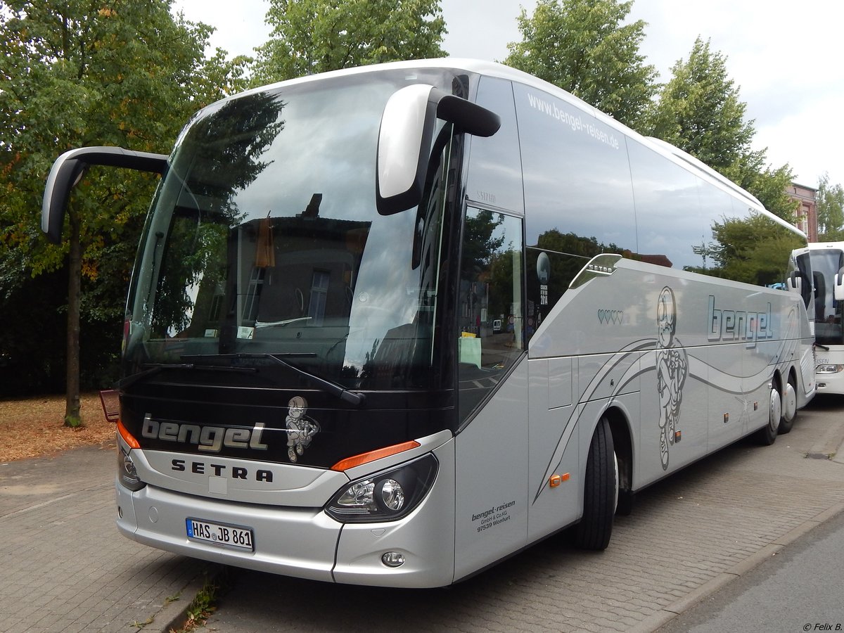 Setra 517 HD von Bengel aus Deutschland in Neubrandenburg.