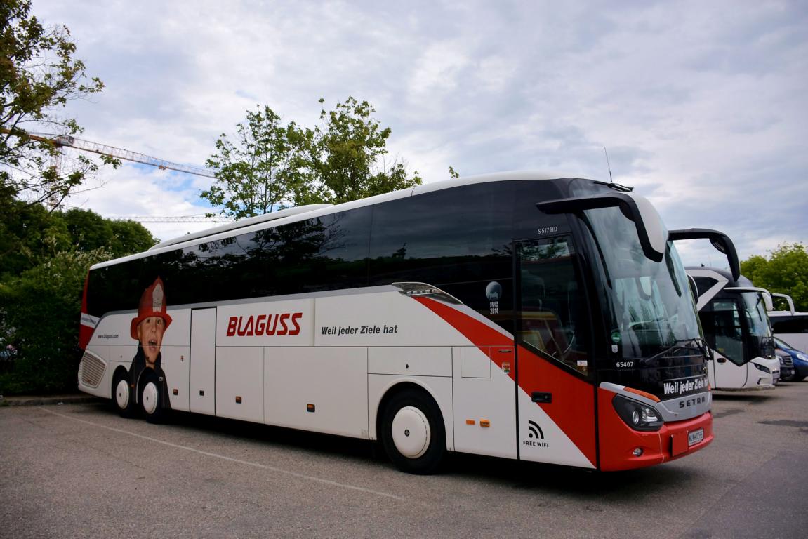 Setra 517 HD von Blaguss Reisen aus sterreich.