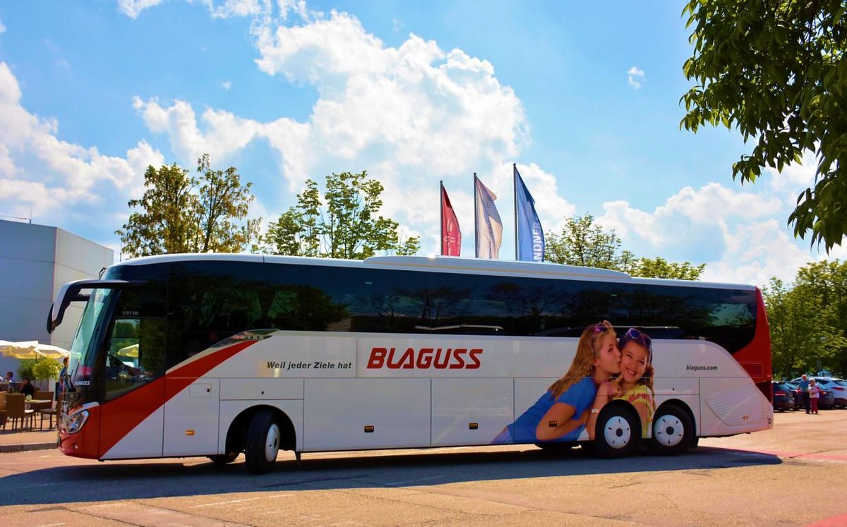 Setra 517 HD von Blaguss Reisen aus sterreich 2018 in Krems.