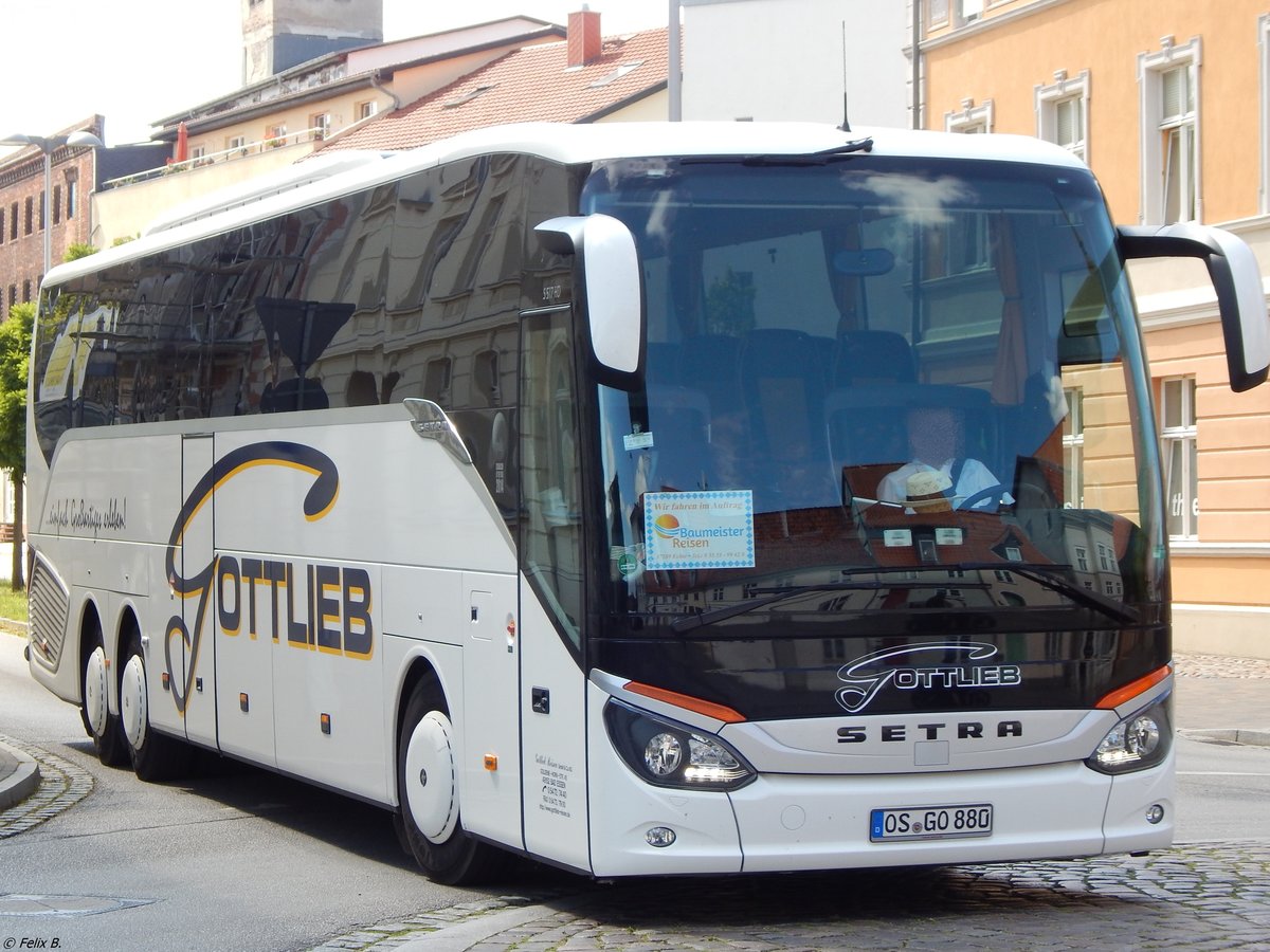 Setra 517 HD von Gottlieb aus Deutschland in Stralsund. 