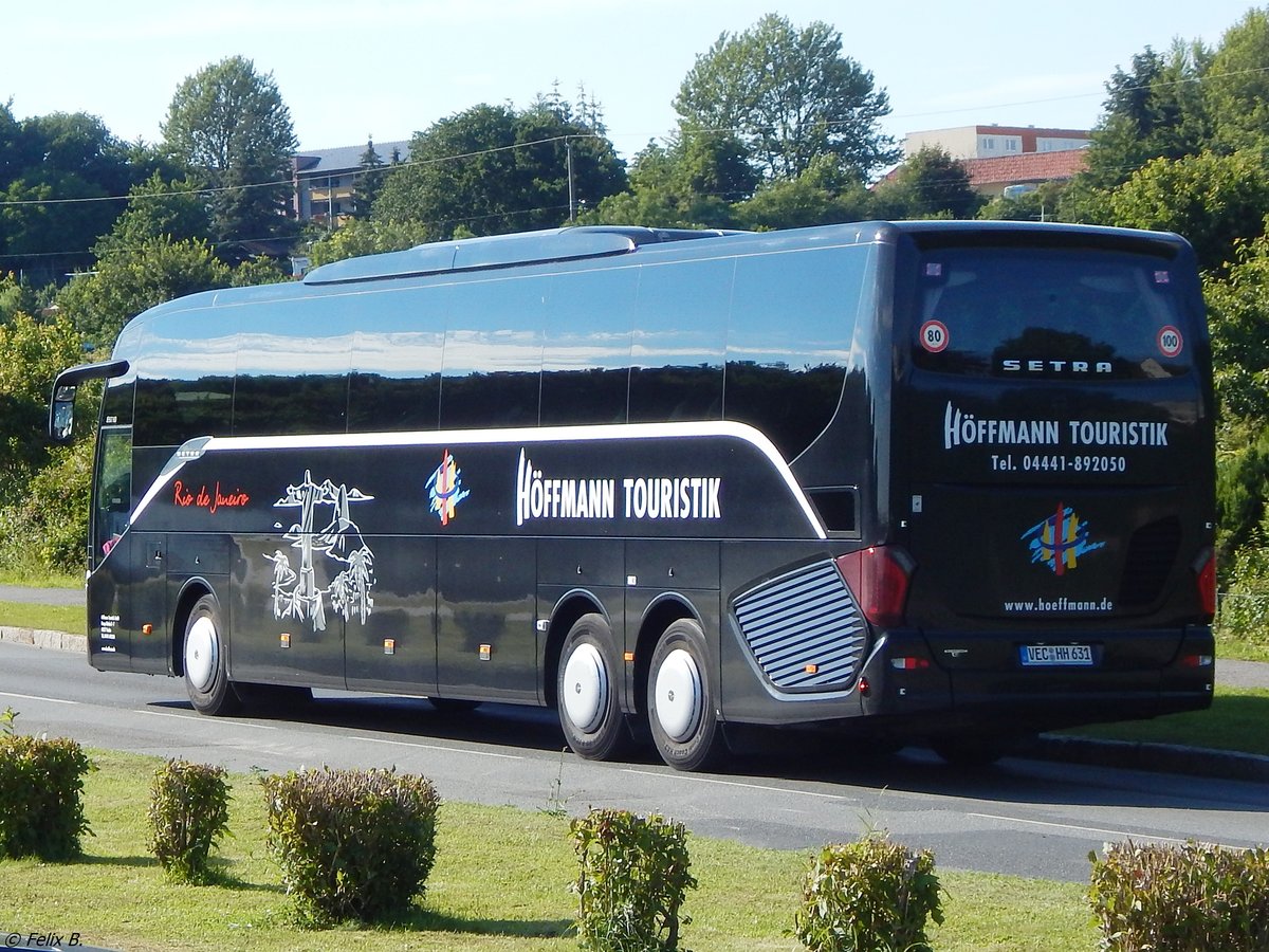 Setra 517 HD von Höffmann Touristik aus Deutschland in Sassnitz. 