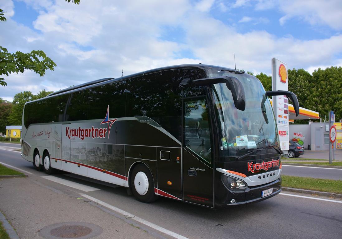 Setra 517 HD von Krautgartner Reisen aus sterreich in Krems.