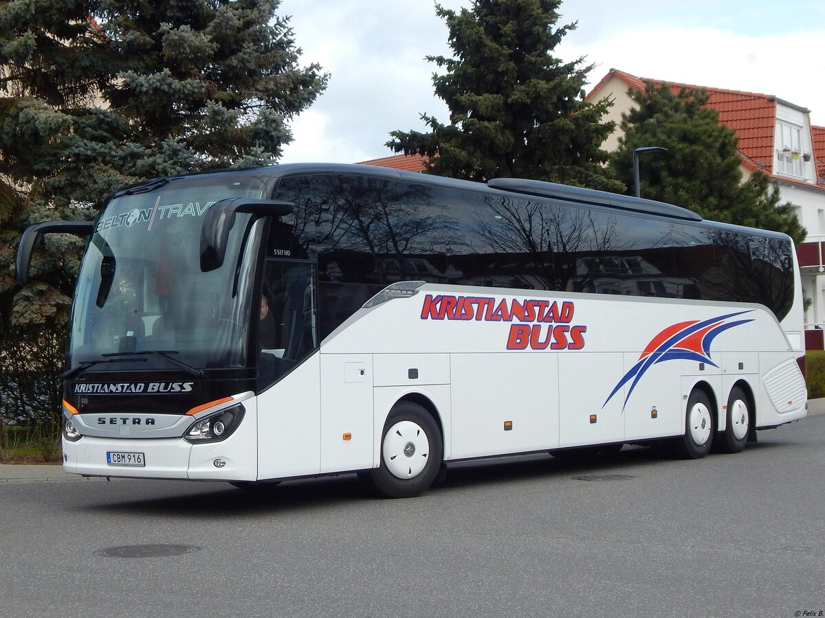 Setra 517 HD von Kristianstad Buss aus Schweden in Binz.