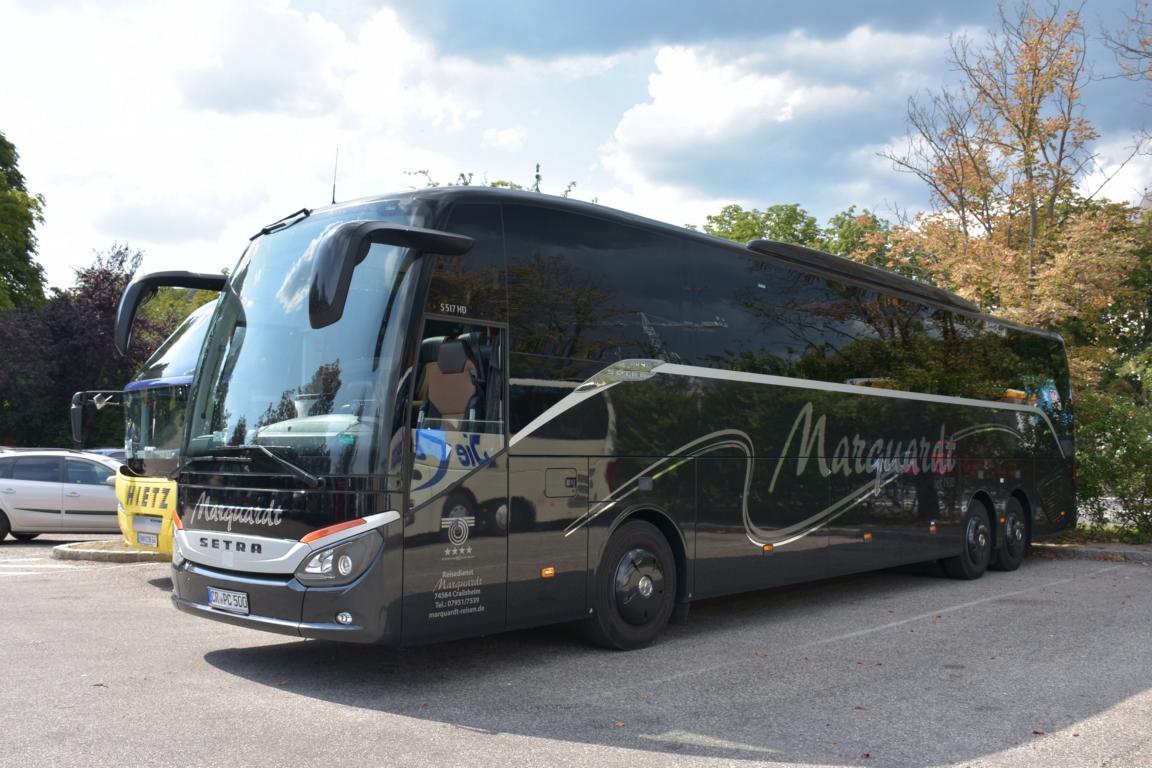 Setra 517 HD von Marquardt Reisen aus der BRD 2017 in Krems.