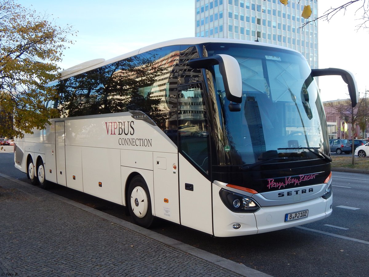 Setra 517 HD von Prima Klima Reisen aus Deutschland in Berlin.