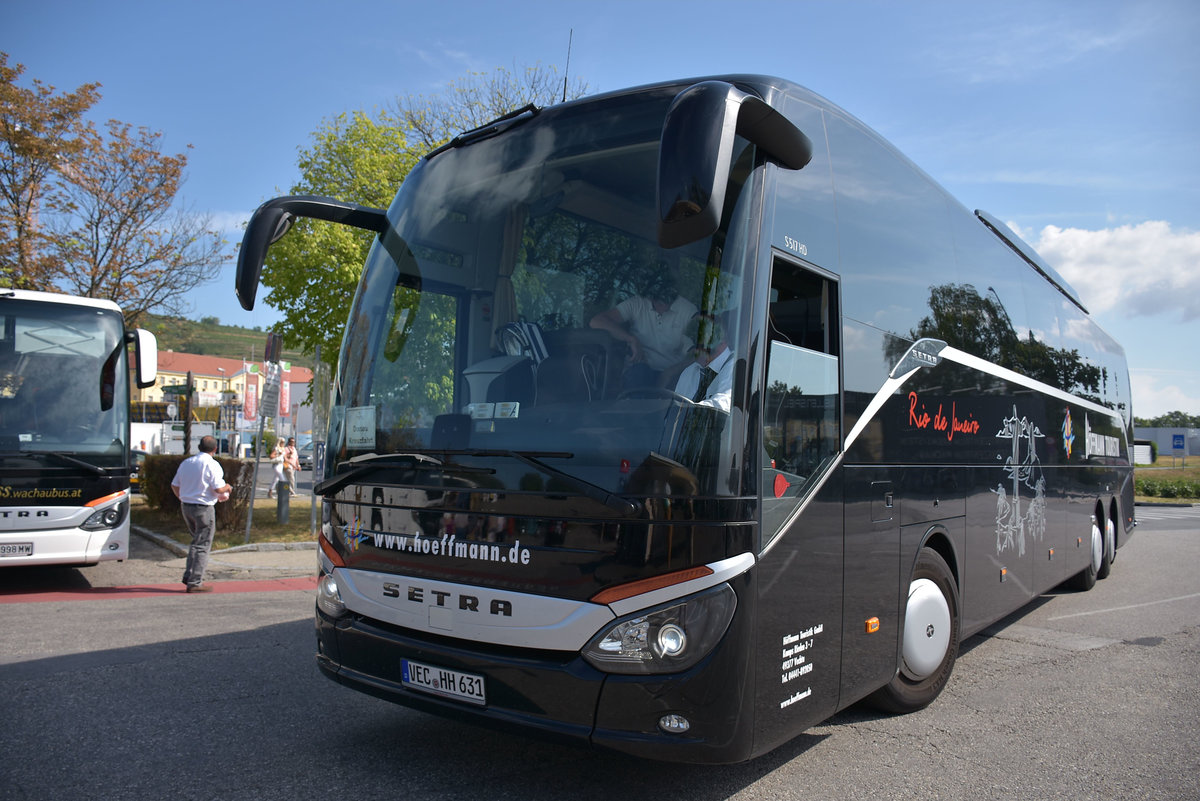 Setra 517 HD  Rio de Janeiro  von Hffmann Reisen aus der BRD 2017 in Krems.