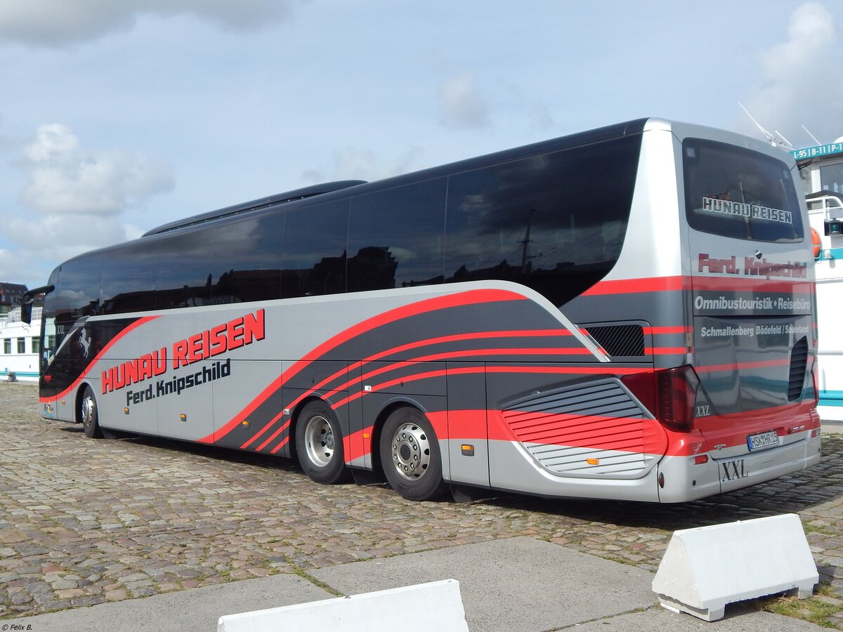 Setra 519 HD von Hunau Reisen -Knipschild aus Deutschland in Stralsund. 