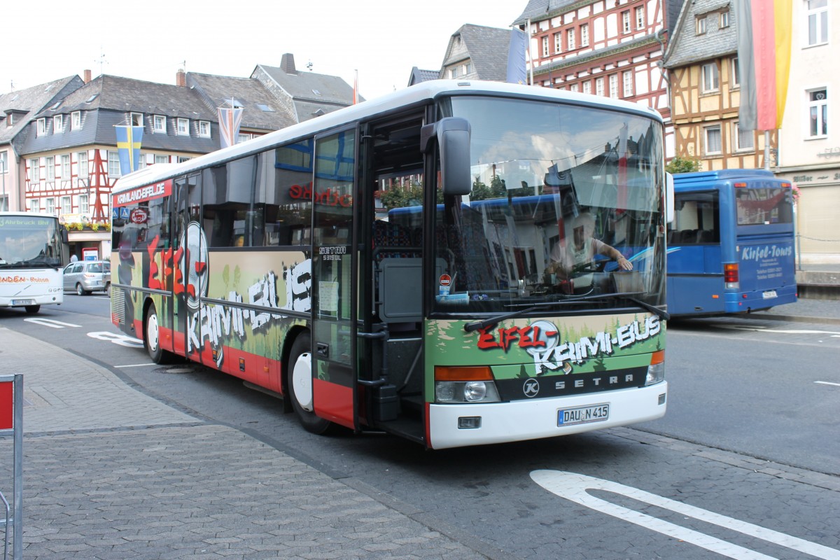 Setra S 315 UL Eifel Krimi Bus in Adenau am 28.09.2013