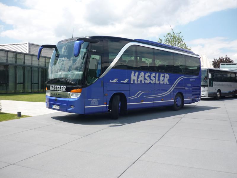 Setra S 411 HD der Fa. Hassler aus Bblingen in Sindelfingen