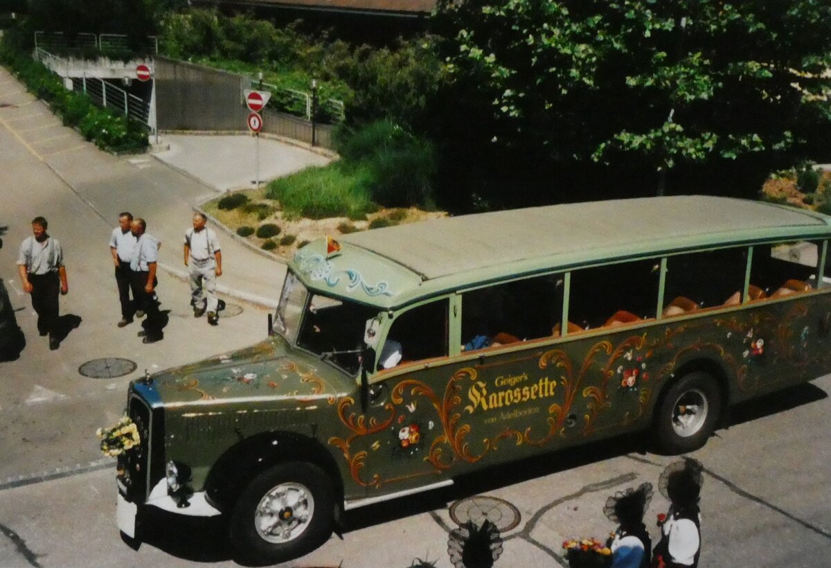 (SMG 1) - Aus dem Archiv: Lorenz, Lyssach - BE 5999 - Saurer/R&J (ex Geiger, Adelboden Nr. 8; ex P 1997) am 18. Juni 2000 in Langnau