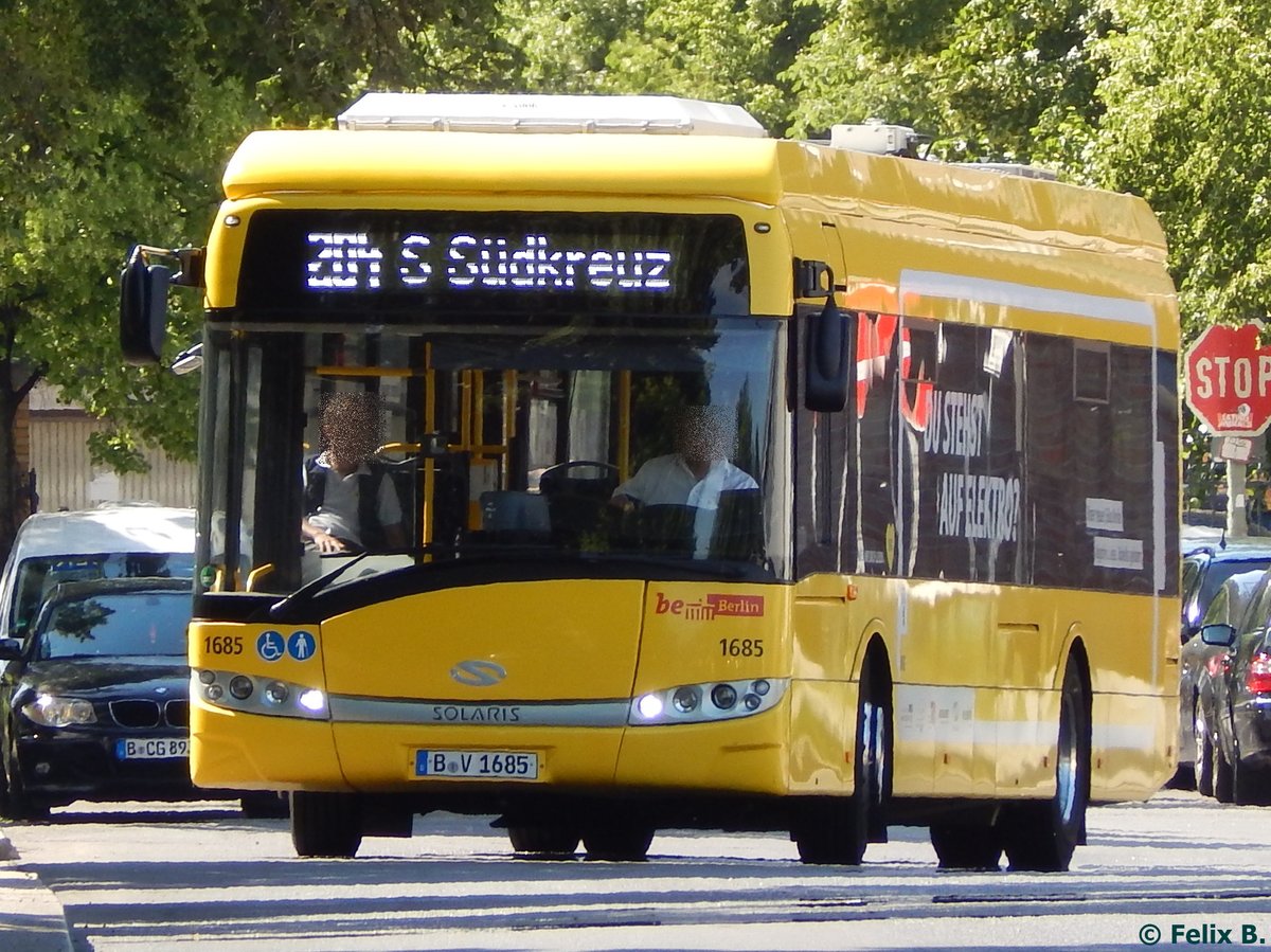 Solaris Urbino 12 electric der BVG in Berlin.