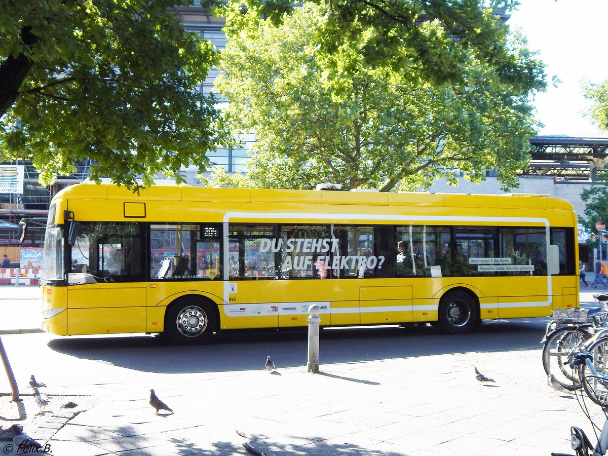 Solaris Urbino 12 electric der BVG in Berlin.