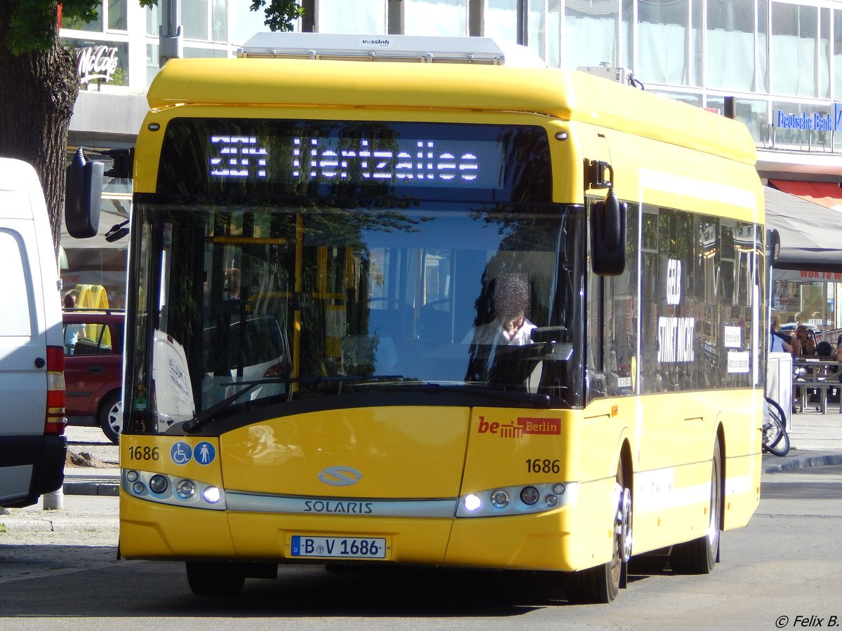 Solaris Urbino 12 electric der BVG in Berlin.