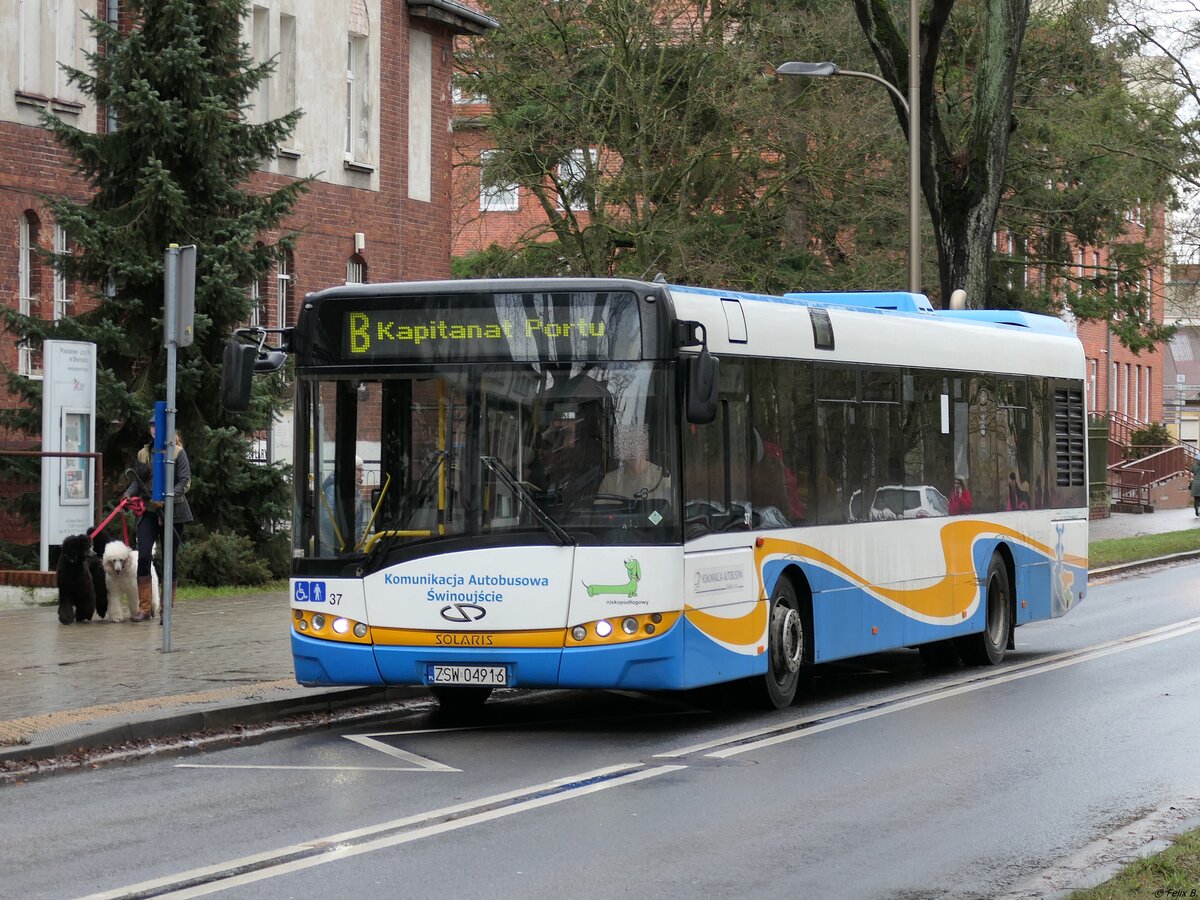 Solaris Urbino 12 von Komunikacja Autobusowa Świnoujście in Świnoujście/Swindemünde.