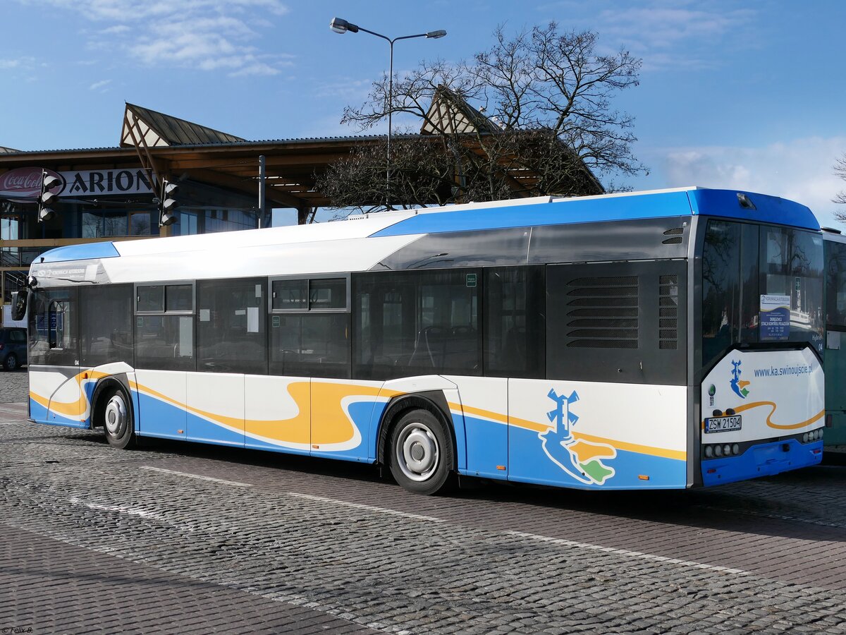 Solaris Urbino 12 von Komunikacja Autobusowa Świnoujście in Świnoujście/Swindemünde.