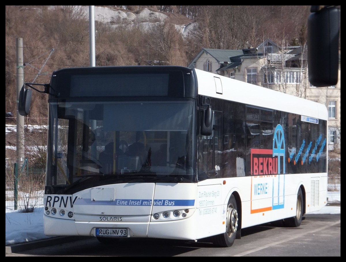 Solaris Urbino 12 der RPNV in Sassnitz.