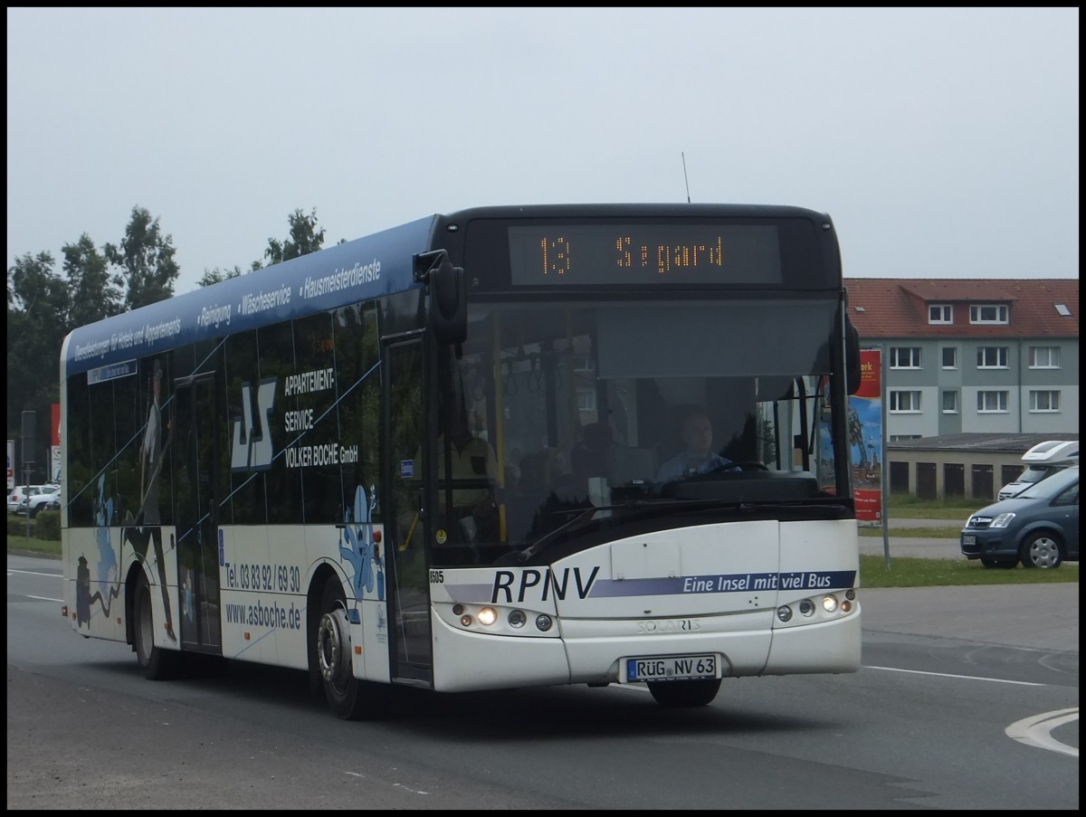 Solaris Urbino 12 der RPNV in Sassnitz.