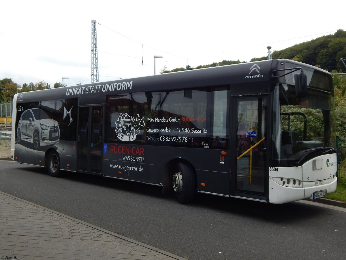 Solaris Urbino 12 der VVR in Sassnitz. 