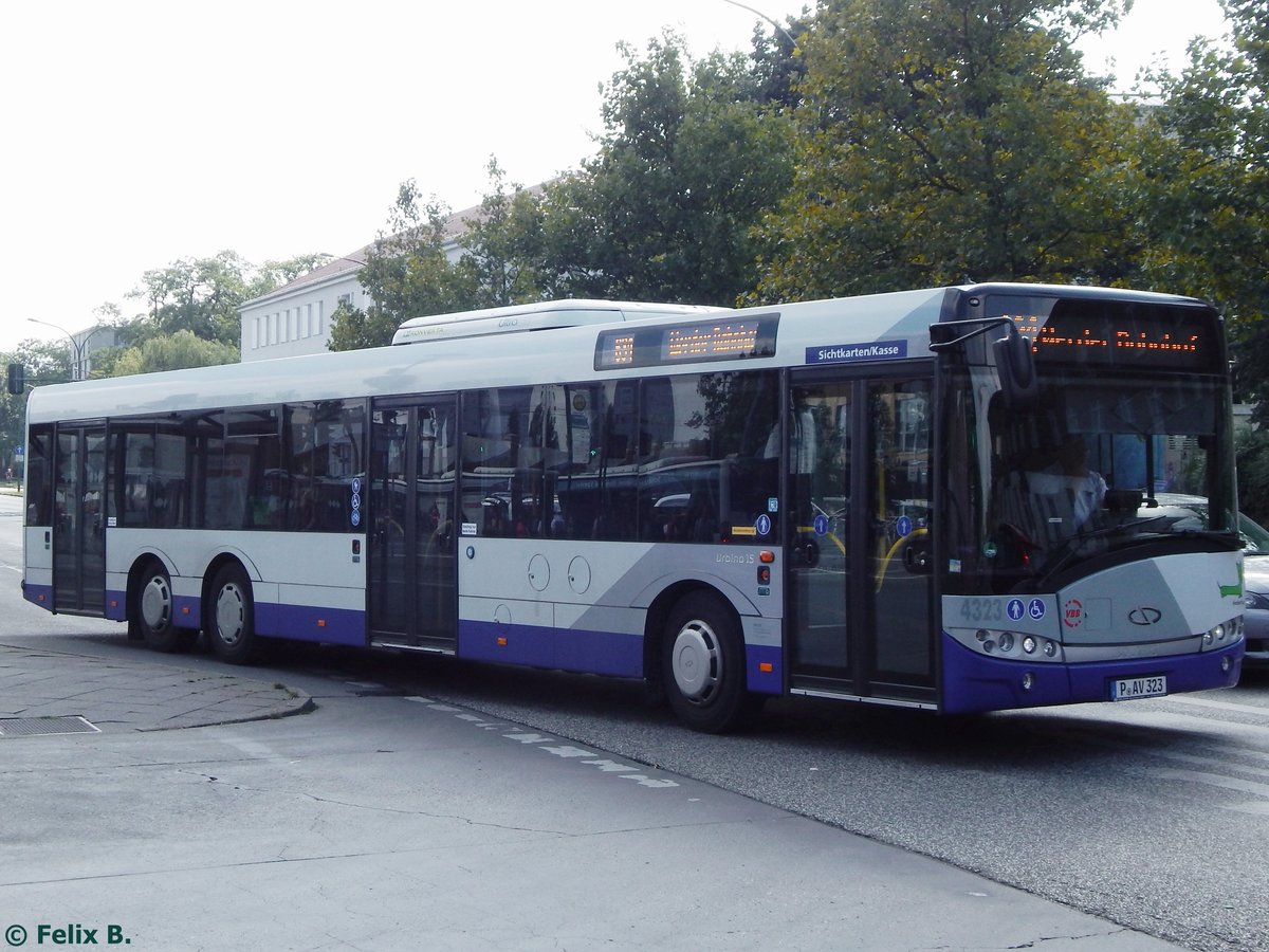 Solaris Urbino 15 von Beelitzer Verkehrs- und Servicegesellschaft mbH in Potsdam.