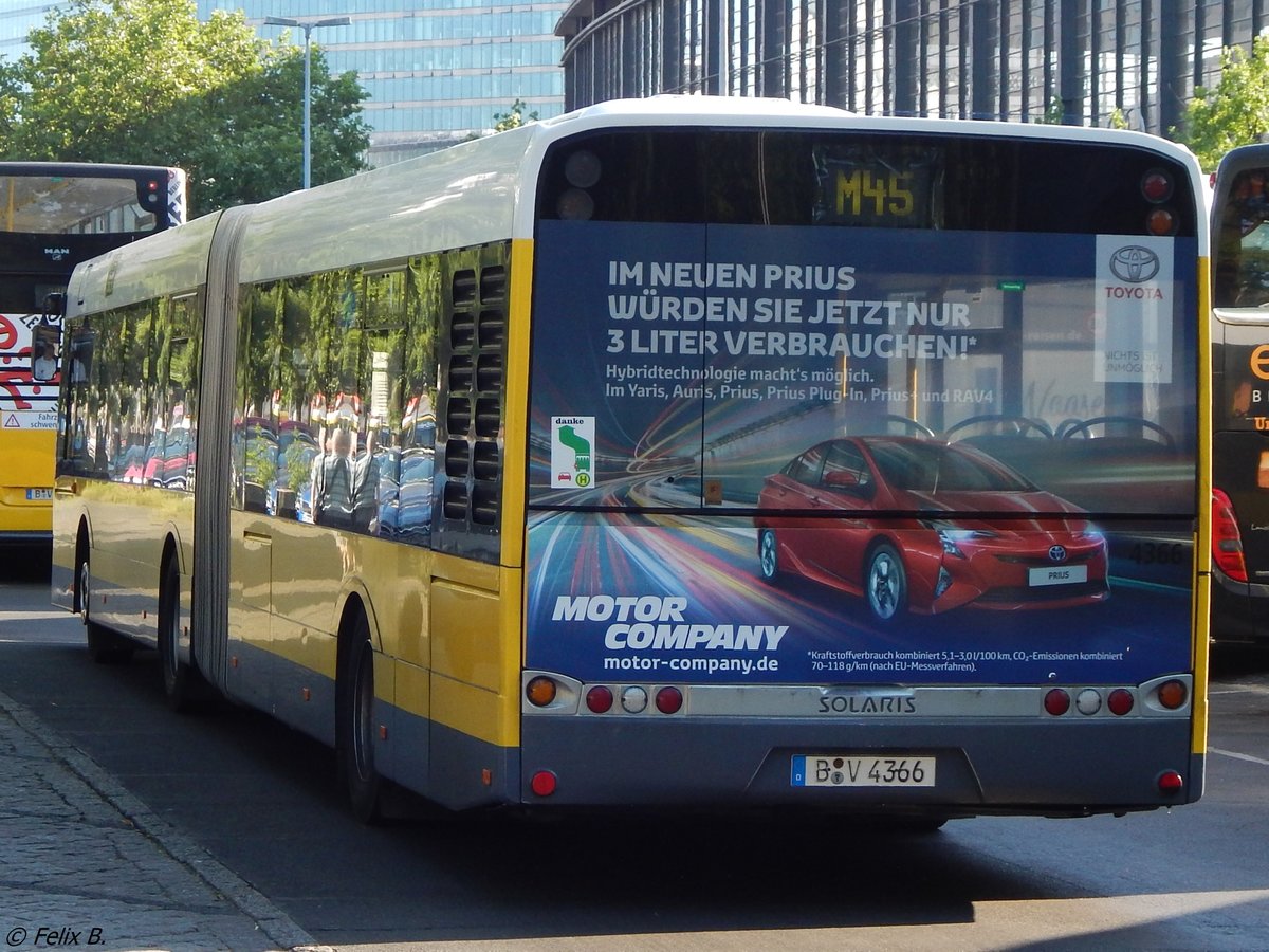 Solaris Urbino 18 der BVG in Berlin.