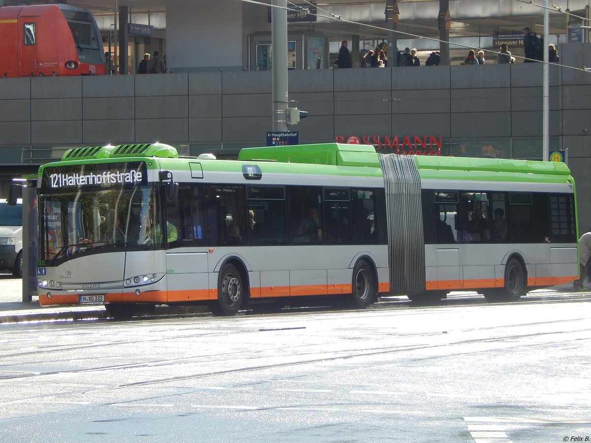 Solaris Urbino 18 Hybrid der ÜSTRA in Hannover.