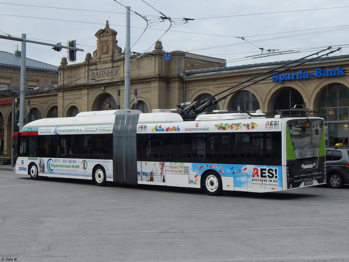 Solaris Urbino 18 MetroStyle der Städtischer Verkehrsbetrieb Esslingen in Esslingen.