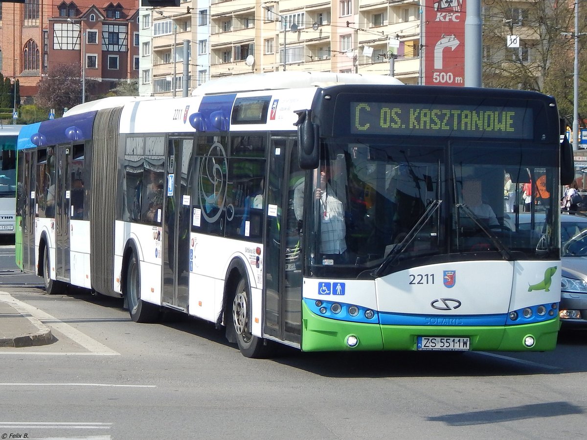 Solaris Urbino 18 der SPAD in Stettin.