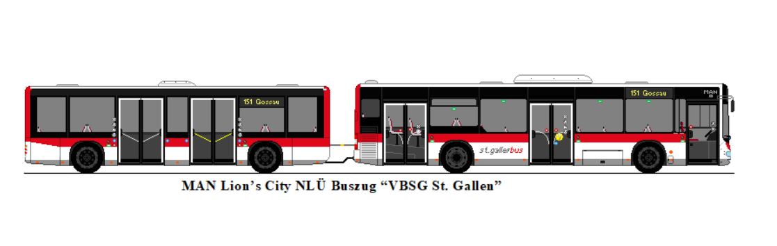 St. Gallerbus, St. Gallen - MAN Lion's City NL Buszug
