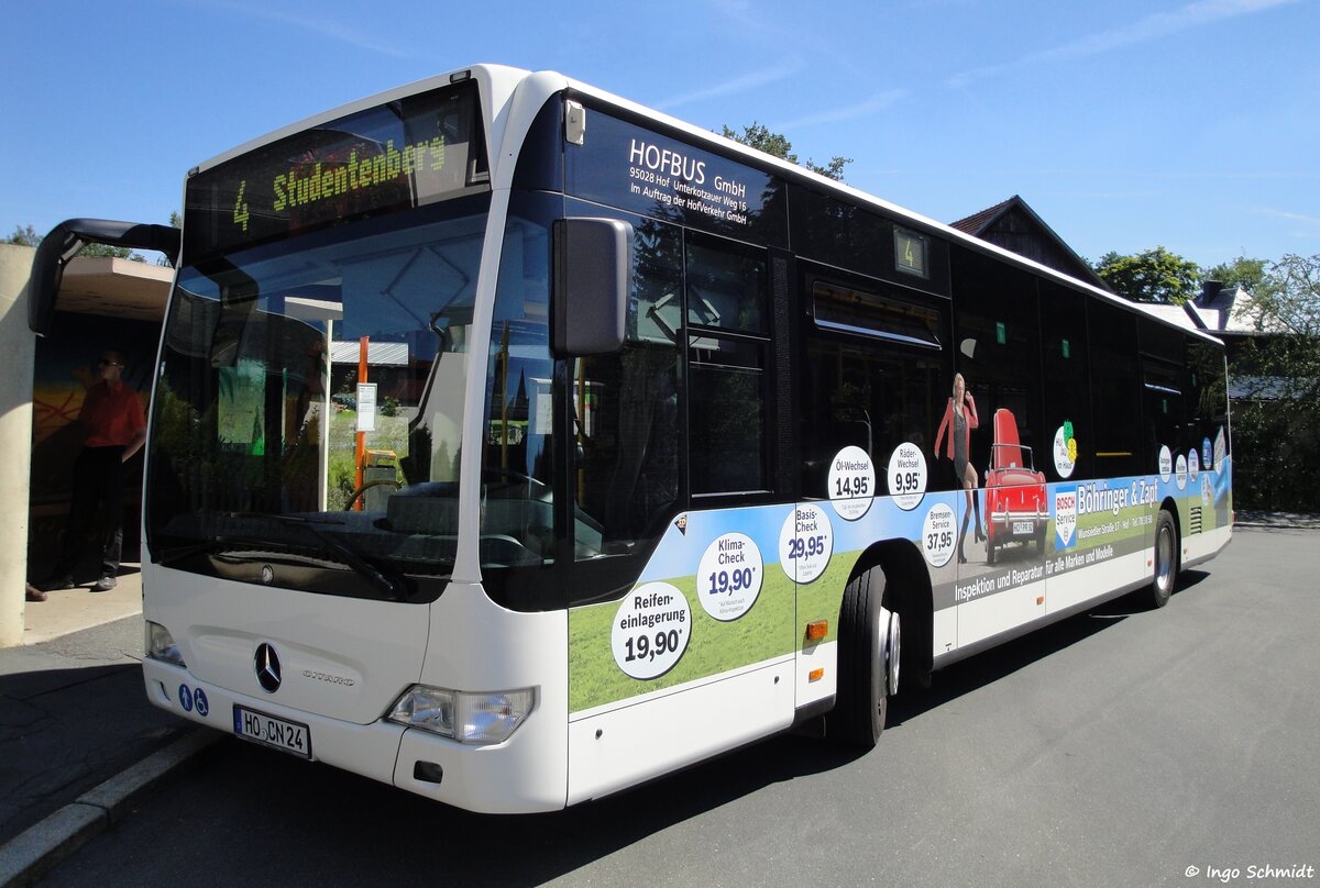 Stadtwerke Hof | HofBus | Nr. 24 | HO-CN 24 | Mercedes-Benz Citaro Facelift | 23.07.2012 in Hof