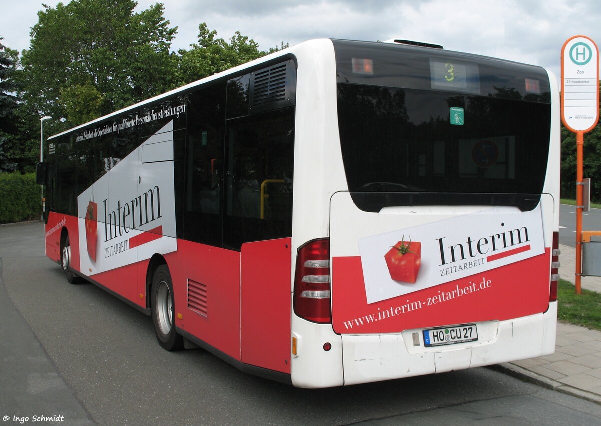 Stadtwerke Hof | HofBus | Nr. 27 | HO-CU 27 | Mercedes-Benz Citaro Facelift | 15.07.2011 in Hof 