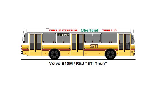 STI Thun - Nr. 35/BE 443'835 - Volvo B10M/R&J (ex SAT Thun Nr. 35)