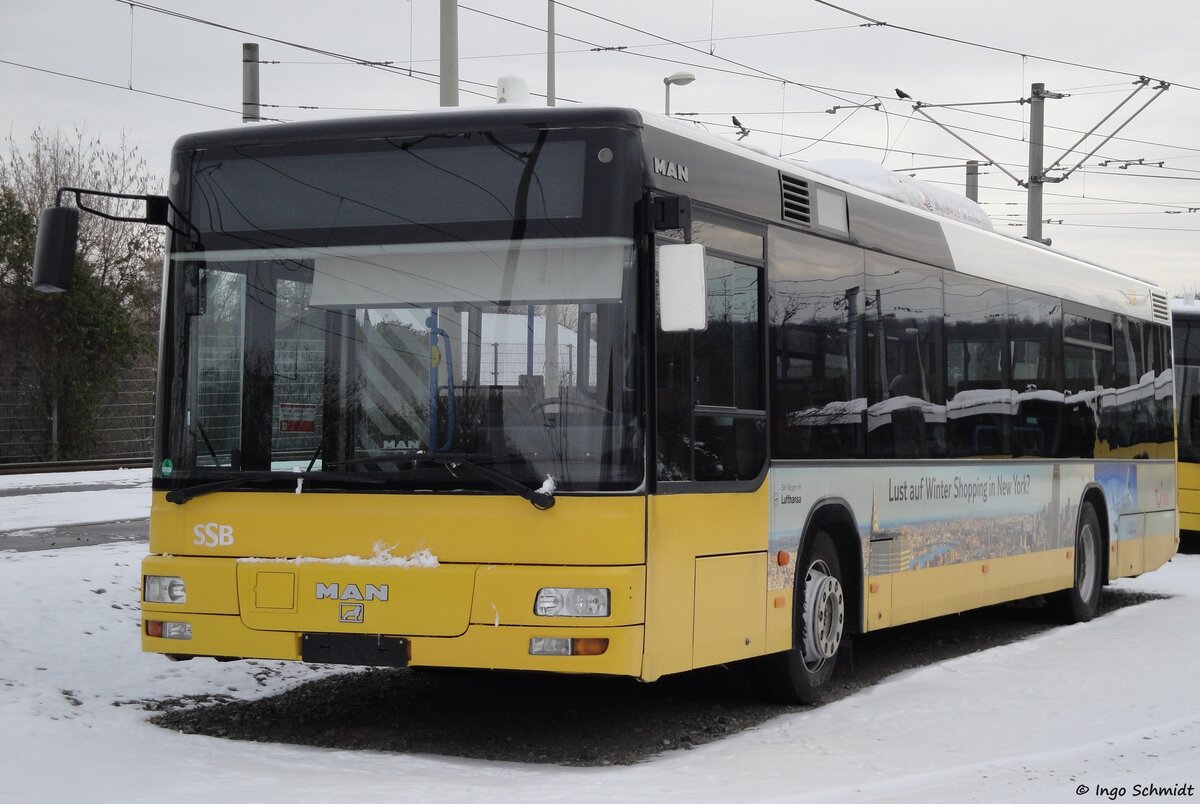 Stuttgarter Straßenbahnen (SSB) | Nr. 5115 | S-SB 5115 | MAN NL 313 | 11.02.2013 in Stuttgart