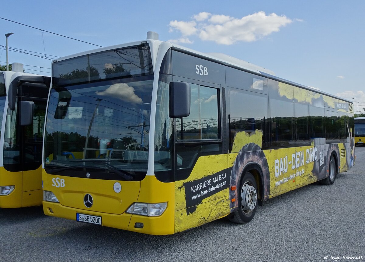 Stuttgarter Straßenbahnen (SSB) | Nr. 5200 | S-SB 5200 | Mercedes-Benz Citaro Facelift | 04.08.2019 in Stuttgart