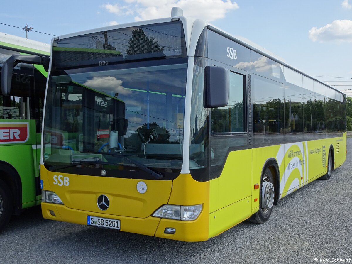 Stuttgarter Straßenbahnen (SSB) | Nr. 5201 | S-SB 5201 | Mercedes-Benz Citaro Facelift | 04.08.2019 in Stuttgart