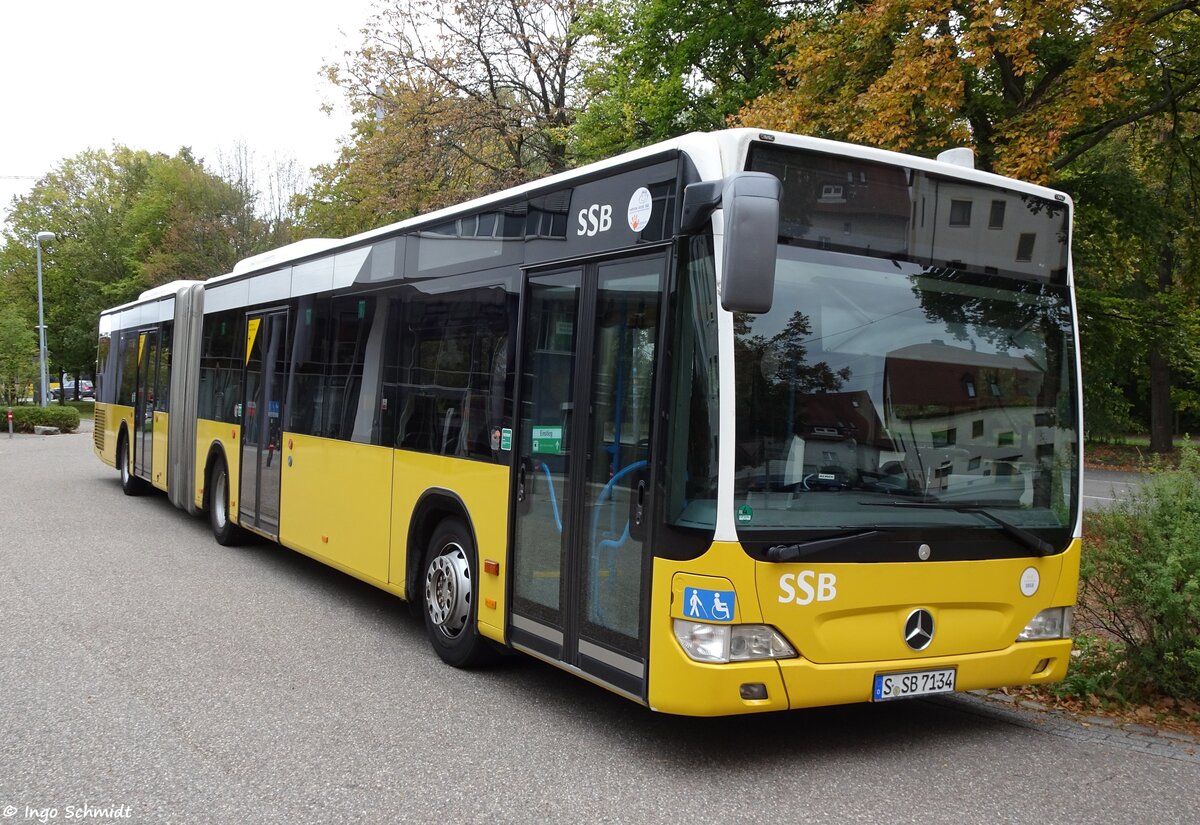 Stuttgarter Straßenbahnen (SSB) | Nr. 7134 | S-SB 7134 | Mercedes-Benz Citaro Facelift G | 03.10.2018 in Stuttgart