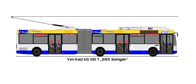 SWS Solingen - Nr. 263 - Van Hool AG 300 T