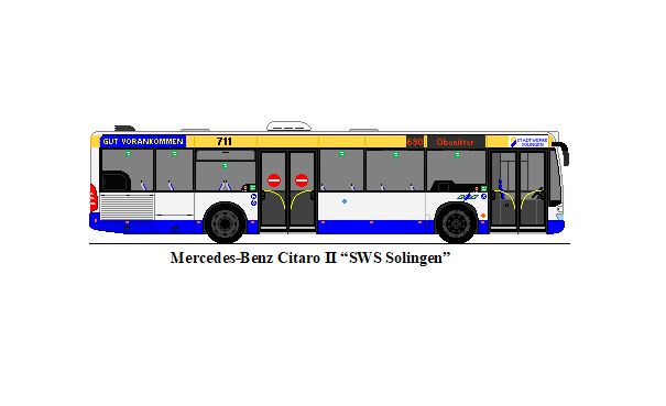 SWS Solingen - Nr. 711 - Mercedes-Benz Citaro II
