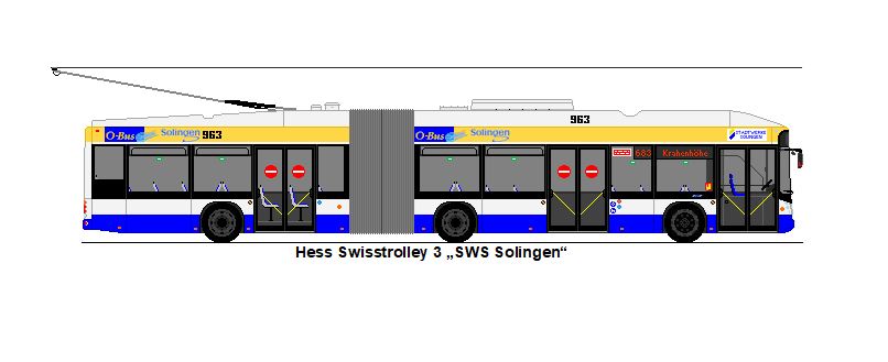 SWS Solingen - Nr. 963 - Hess Swisstrolley 3