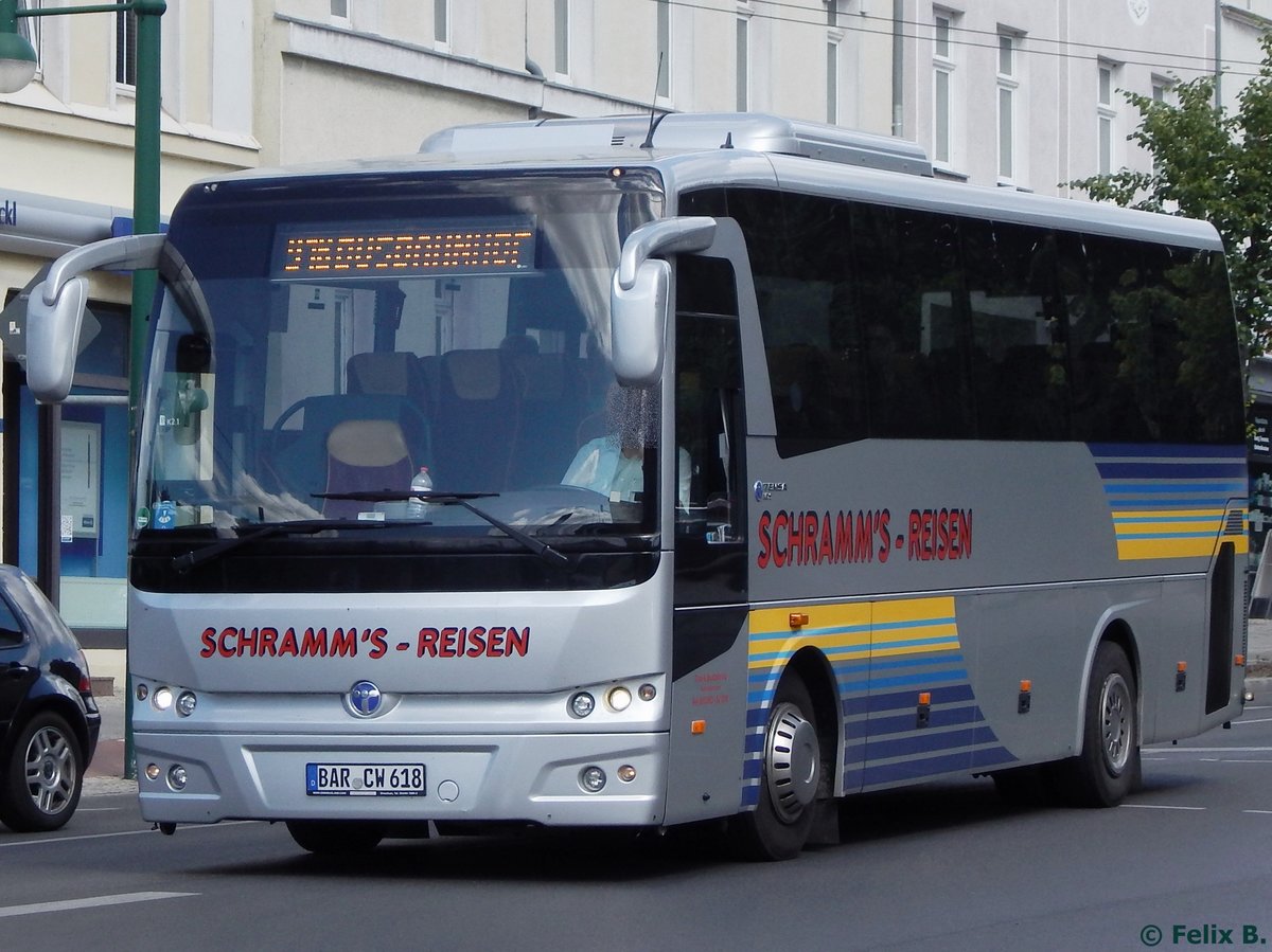 Temsa MD9 von Schramm's-Reisen aus Deutschland in Eberswalde.