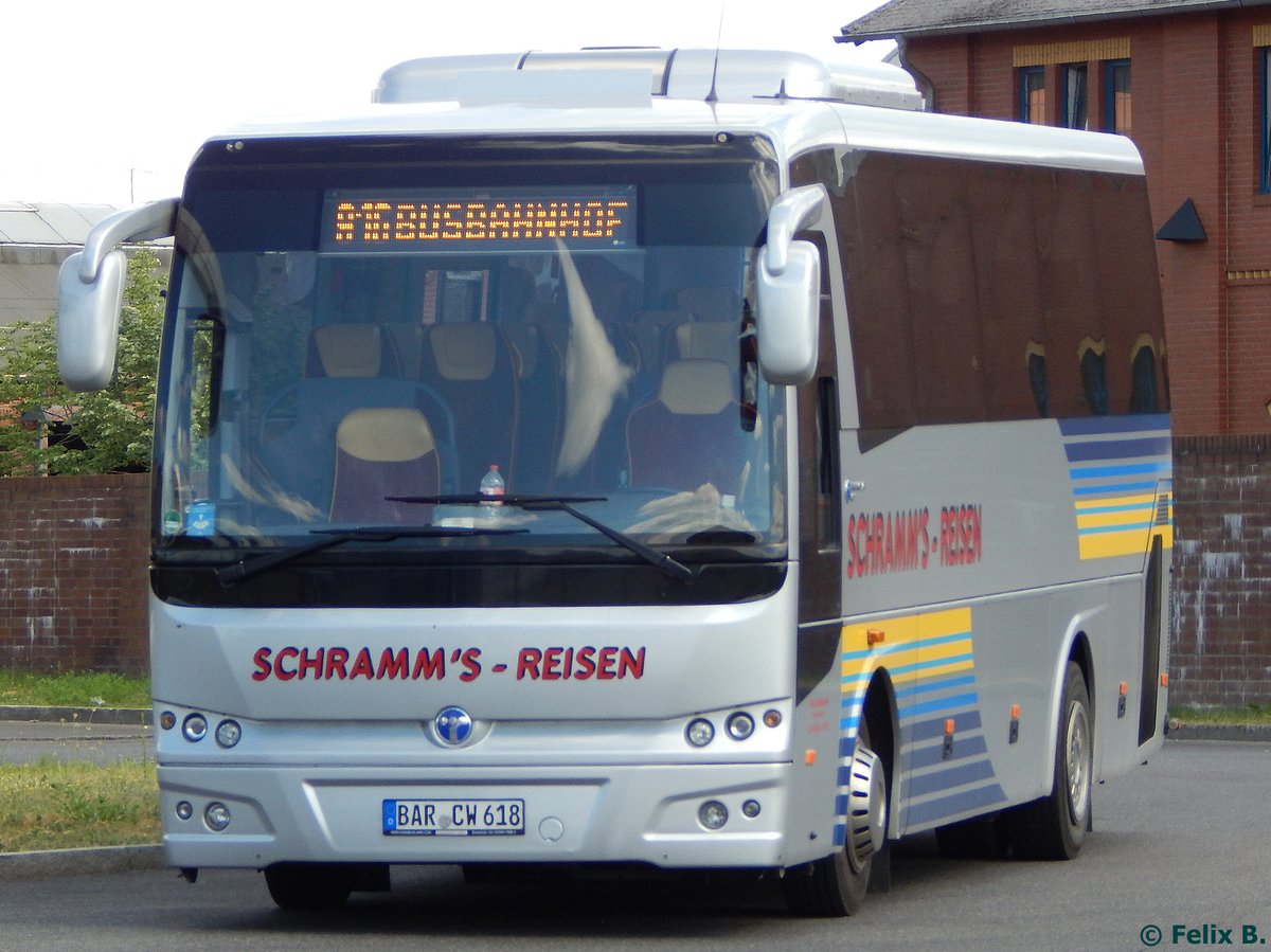 Temsa MD9 von Schramm's-Reisen aus Deutschland in Eberswalde.