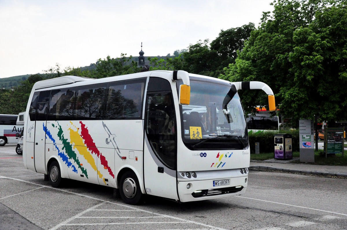 Temsa Opalin aus Polen im Mai 2015 in Krems gesehen.