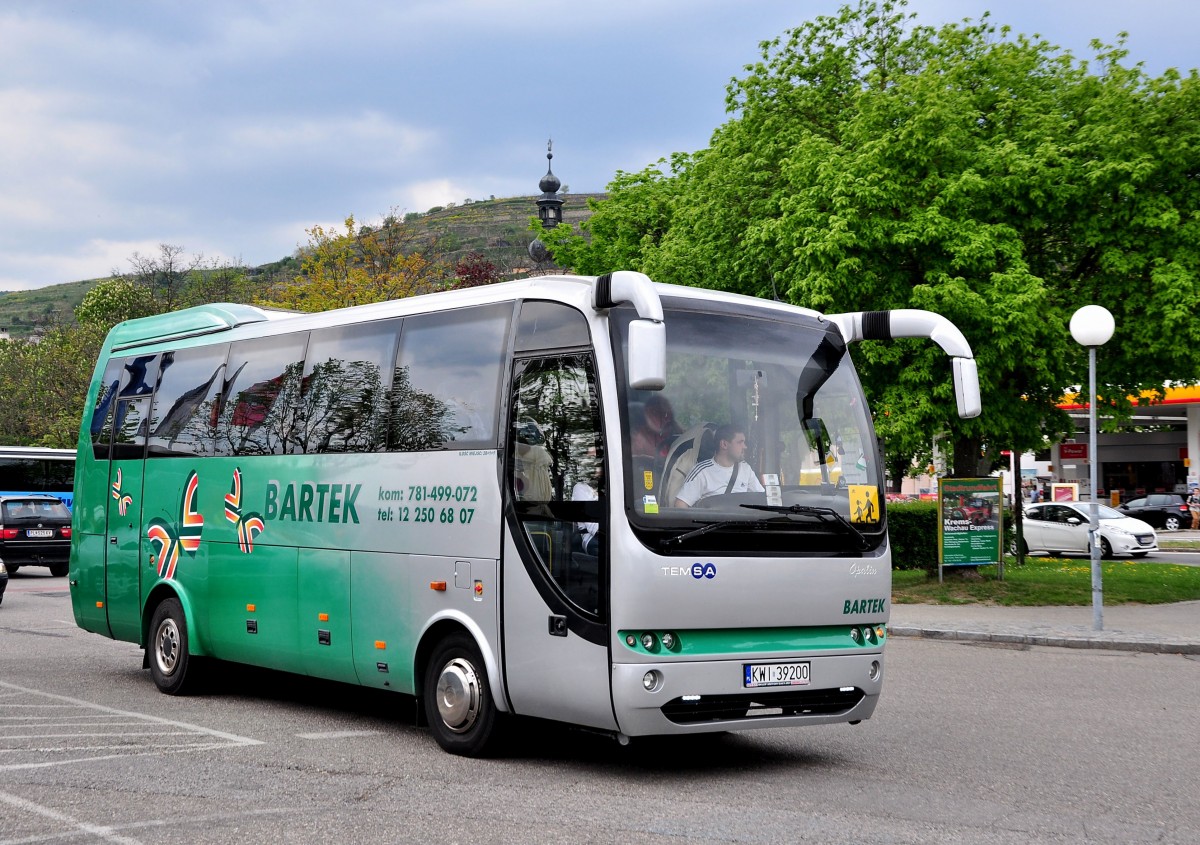 Temsa Opalin von Partek aus Polen am 30.4.2015 in Krems.