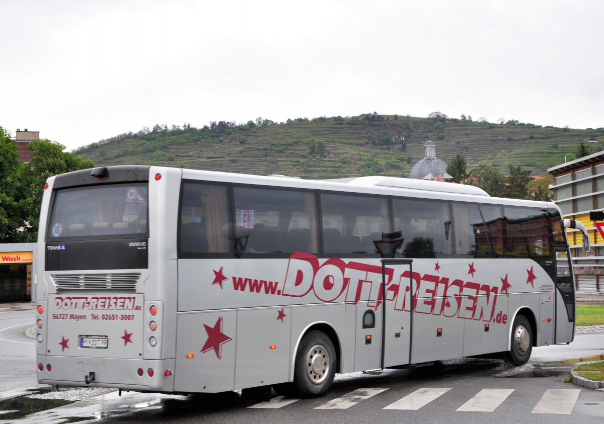 Temsa Safari HD von Dott Reisen aus Deutschland am 7.Mai 2014 in Krems gesehen.