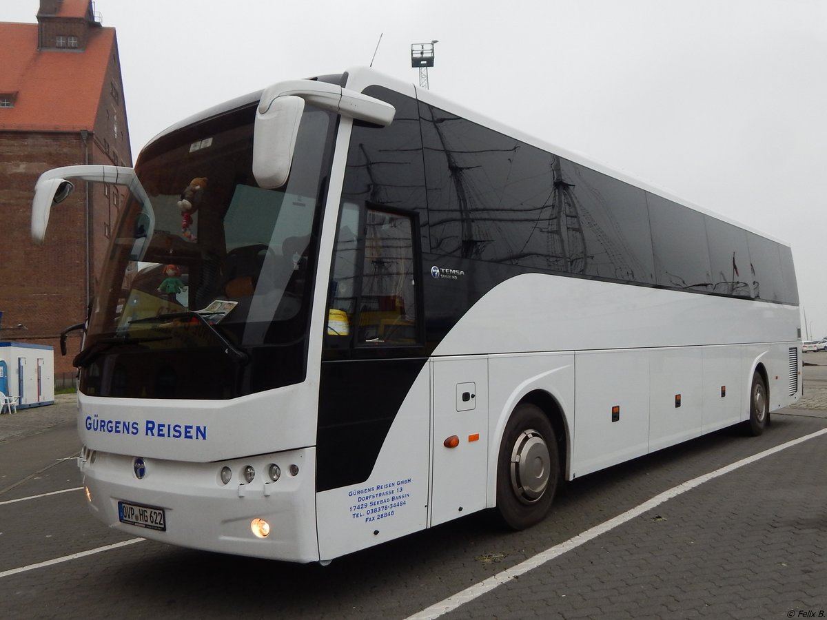 Temsa Safari HD von Gürgens Reisen aus Deutschland in Stralsund. 