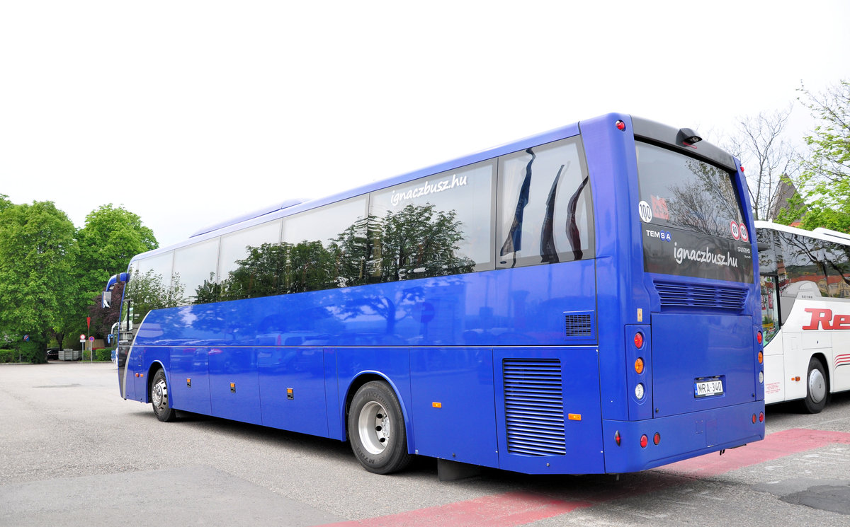 Temsa Safari HD von Ignacz Busz aus Ungarn in Krems gesehen.