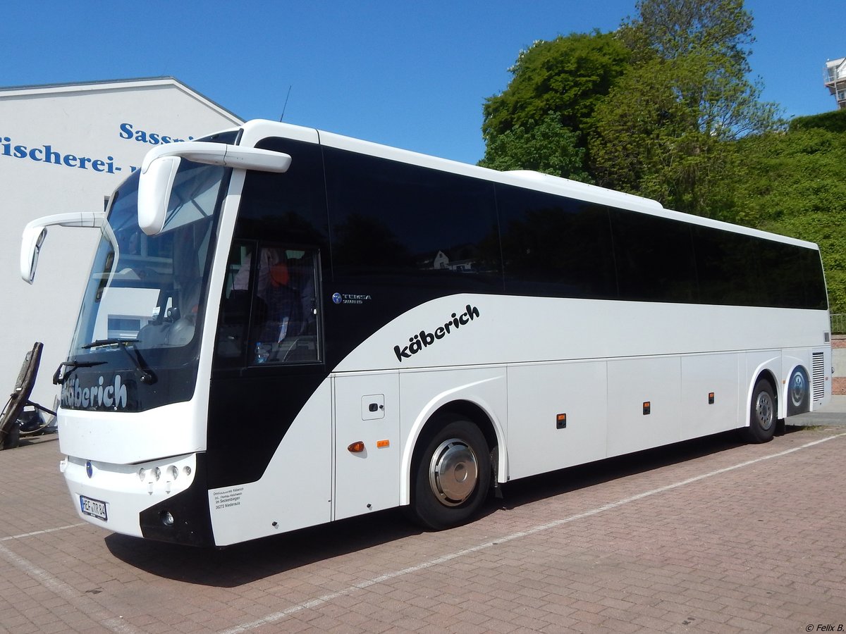 Temsa Safari HD von Käberich aus Deutschland im Stadthafen Sassnitz.