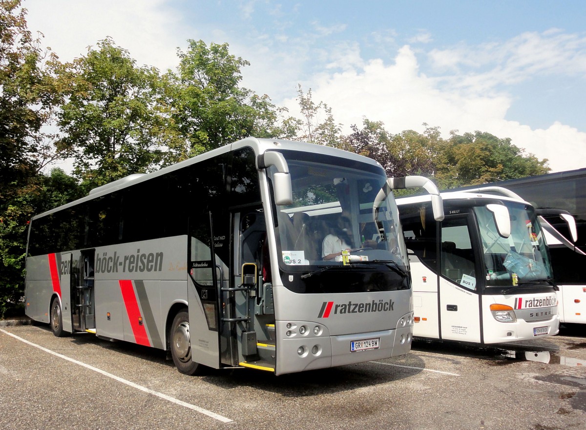 TEMSA SAFARI HD Stainless von RATZENBCK/sterreich am 6.7.2013 in Krems.