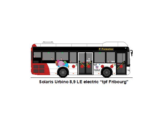 TPF Fribourg - Solaris Urbino 8,9 LE electric