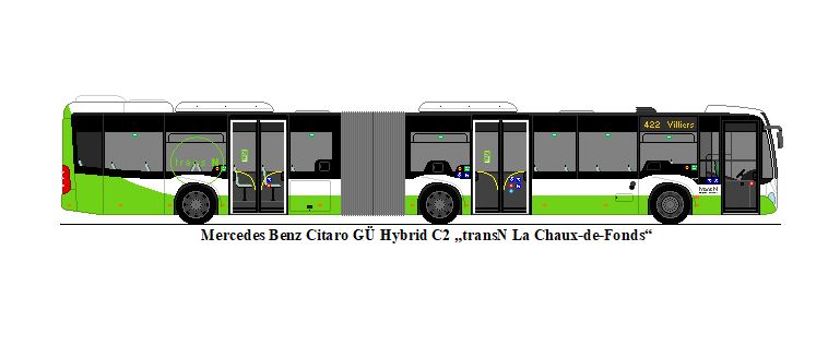 transN, La Chaux-de-Fonds - Mercedes Benz Citaro G  Hybrid C2